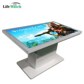 55-inch Smart Interactive Touch LCD Table with Wireless Charging Station