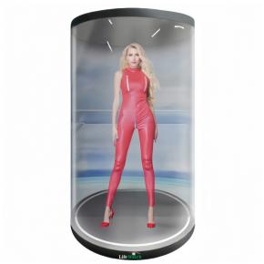 21.5 inch Naked Eye 3D AI Interactive Hologram Digital Human Cabinet