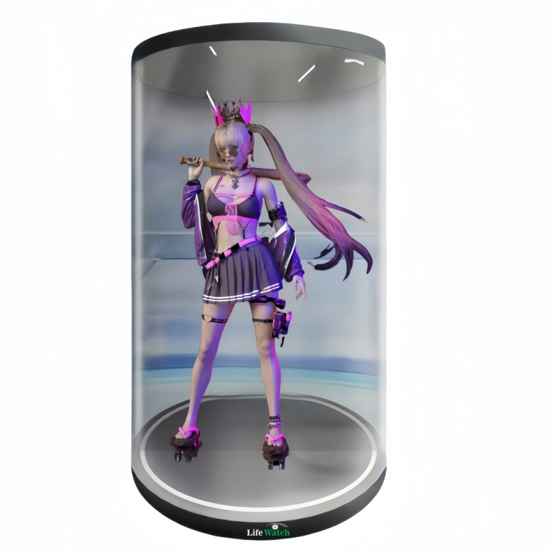 18.5 inch Naked Eye 3D AI Interactive Hologram Digital Human Cabinet
