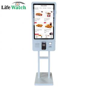 24-inch Front Mainteance  Floor upstanding Self-Service Order Payment Terminal Kiosk