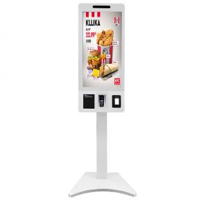 32-inch Y Type Floor upstanding Self-Service Order Payment Terminal Kiosk