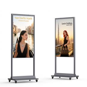 55-inch Floor Upstanding Double-Sided Shop LCD Kiosk